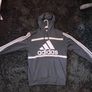 Adidas Stripe Arm Center Logo Hoodie
